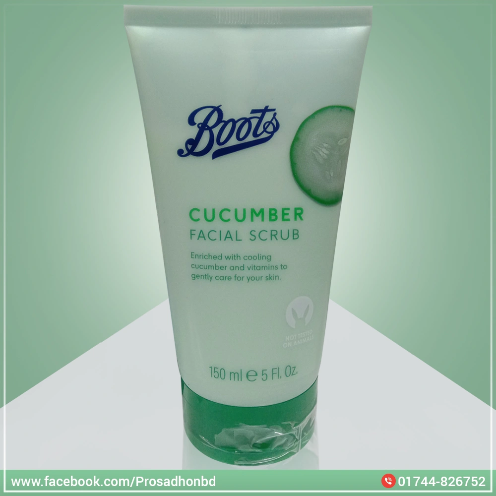 Boots Cucumber Facial Scrub-150ml