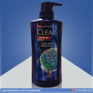 CLEAR Men Cool Sport Menthol Anti-dandruff Shampoo 450 ml